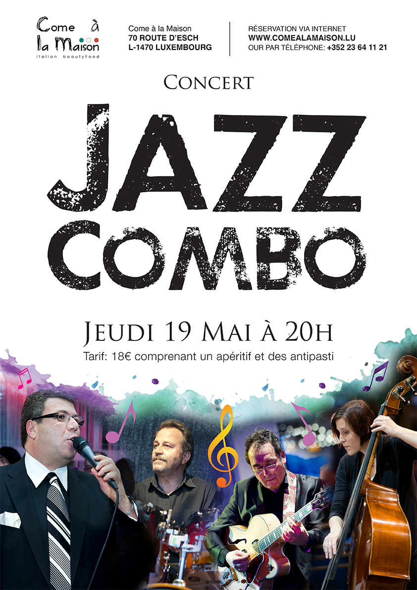 19 Mai 2016 : Concert Jazz Combo