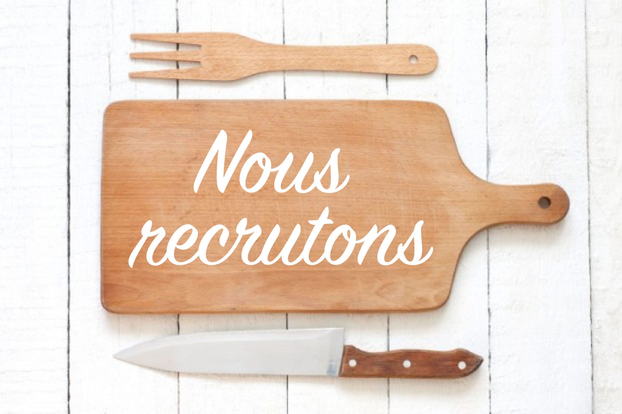 Nous recrutons !