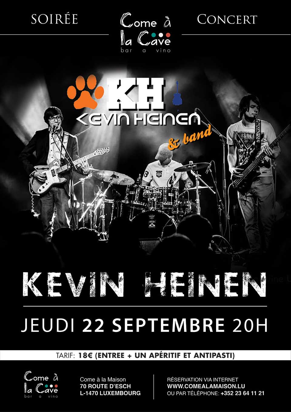 Kevin Heinen — Concert Soirée