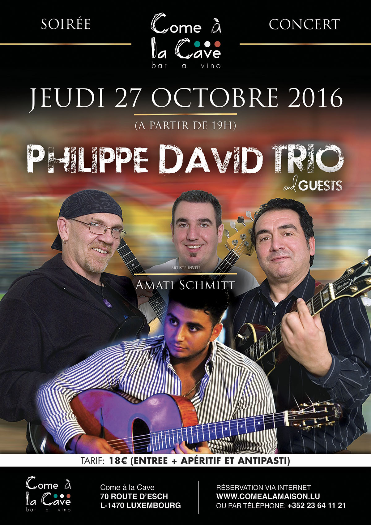 Phillipe David Trio & Amati Schmitt