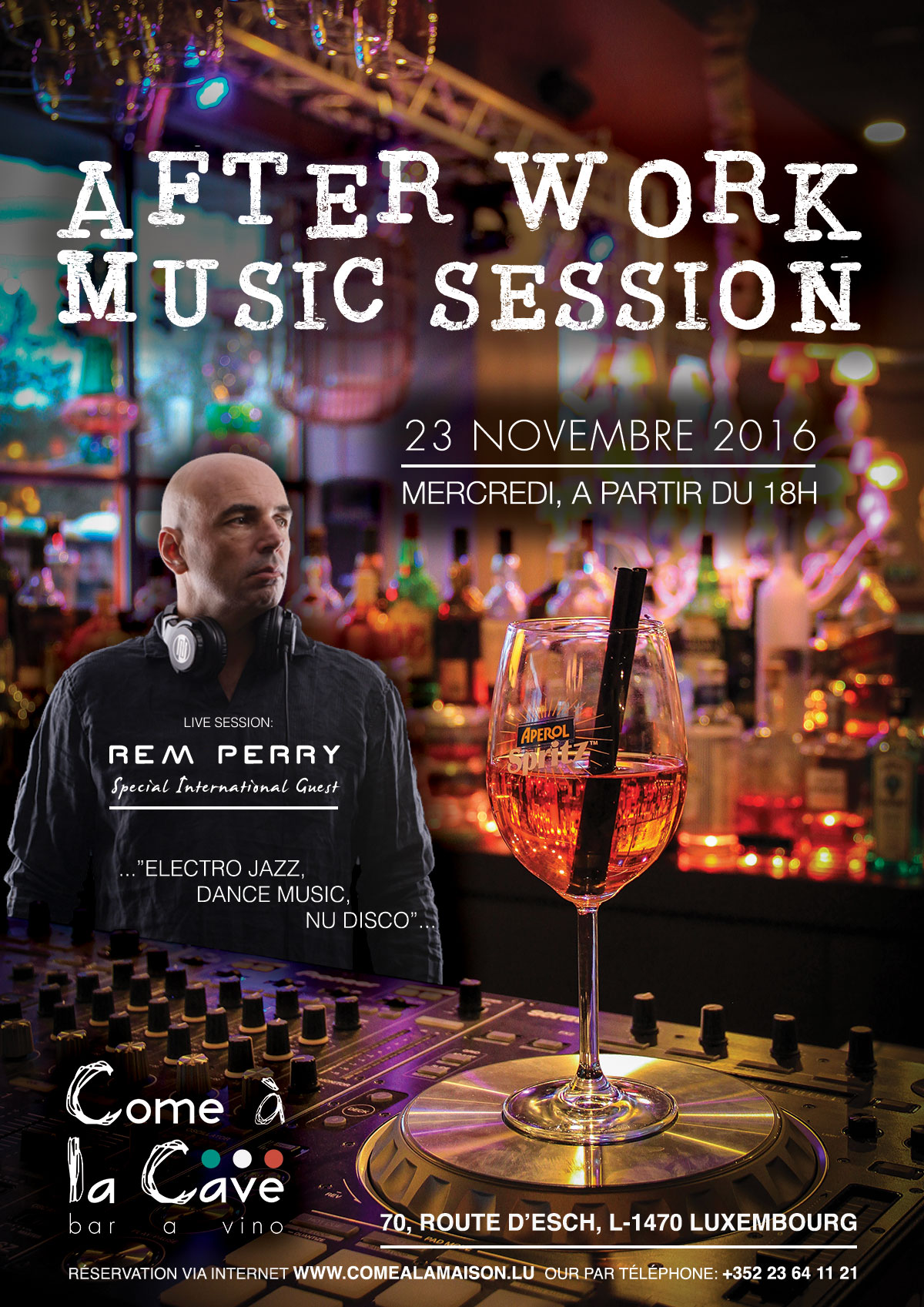 « After Work, Music Session » avec Rem Perry