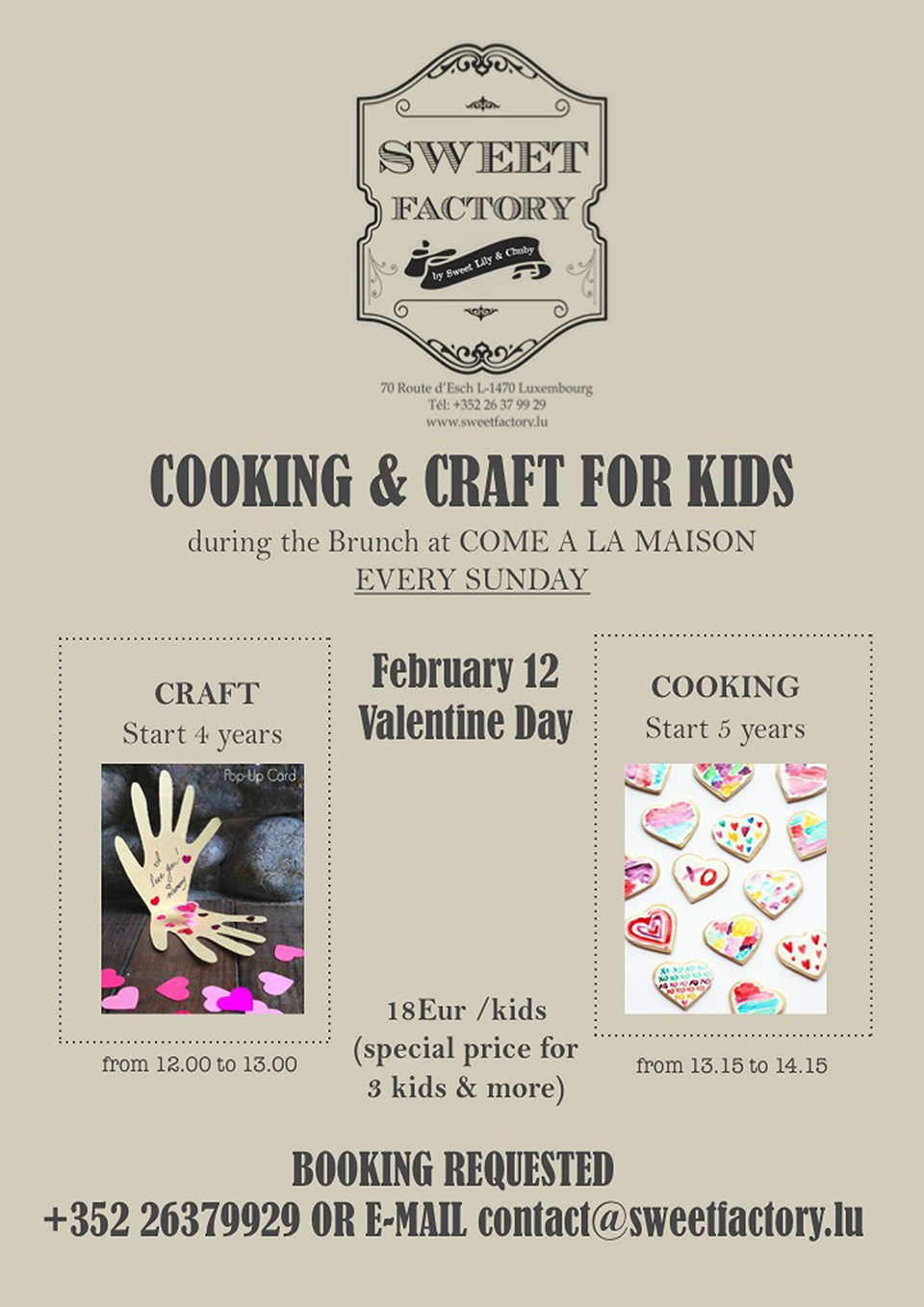 COOKING & CRAFT FOR KIDS