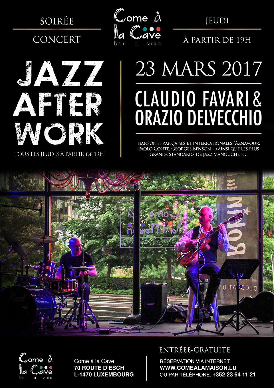 JAZZ AFTER WORK, Claudio Favari & Orazio Delvecchio