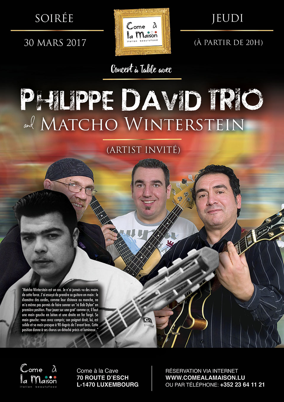 Philippe David Trio & Matcho Winterstein