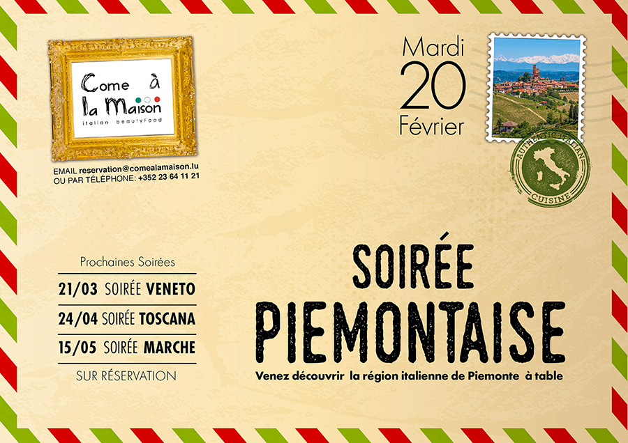 SOIRÉE PIEMONTAISE