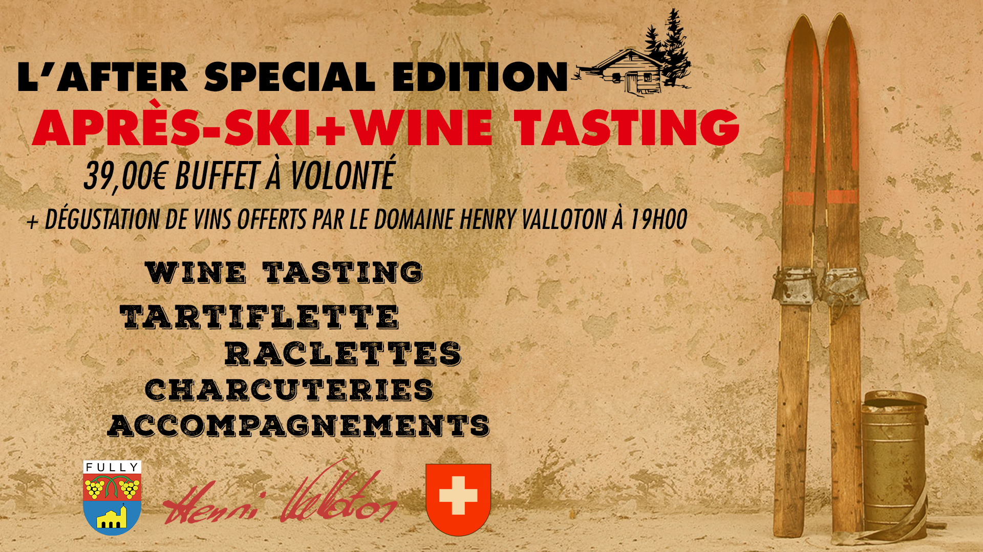Après-Ski: Swiss Wine Tasting & Spécialités Savoyardes