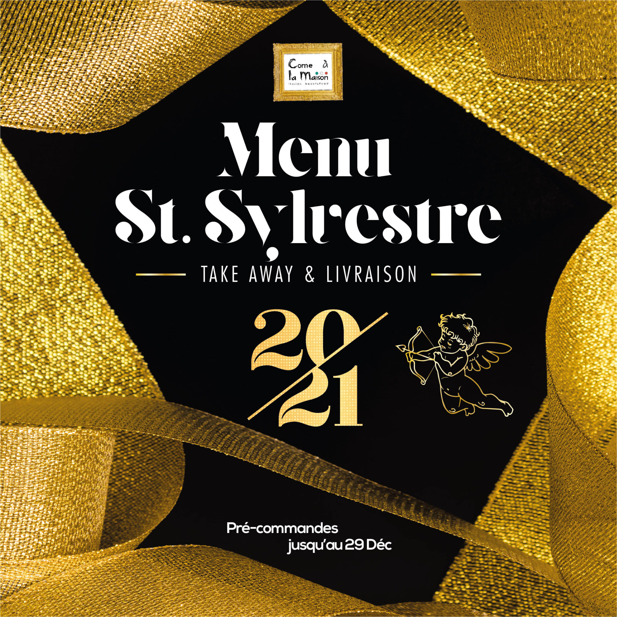 MENU DE LA SAINT-SYLVESTRE 2020/21