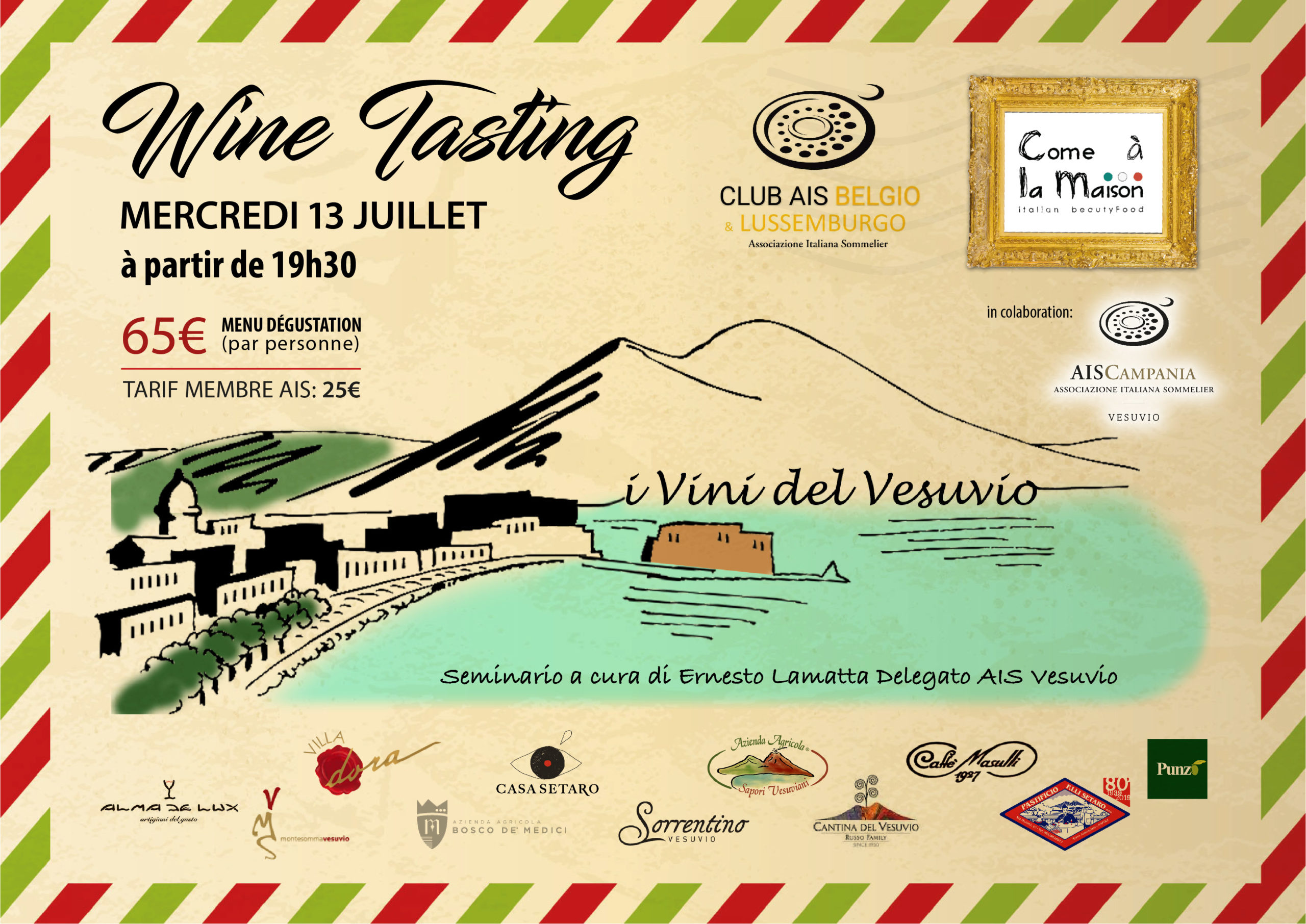 Soirée Wine Tasting | I vini del Vesuvio