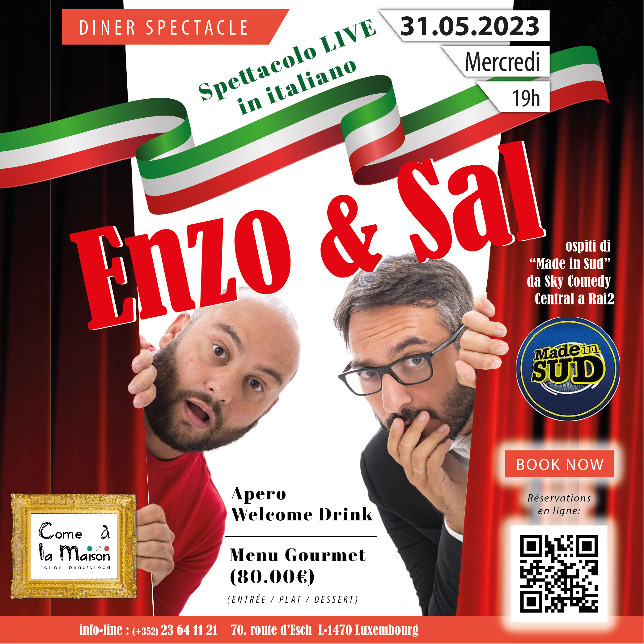 Enzo & Sal | Comedy Dinner Show