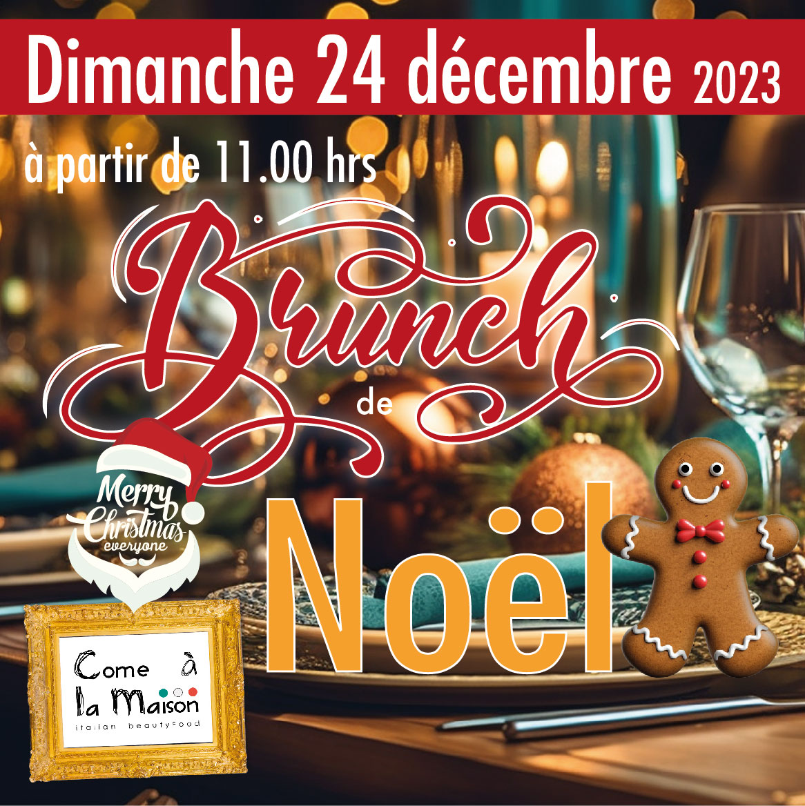 Brunch spécial de Noël