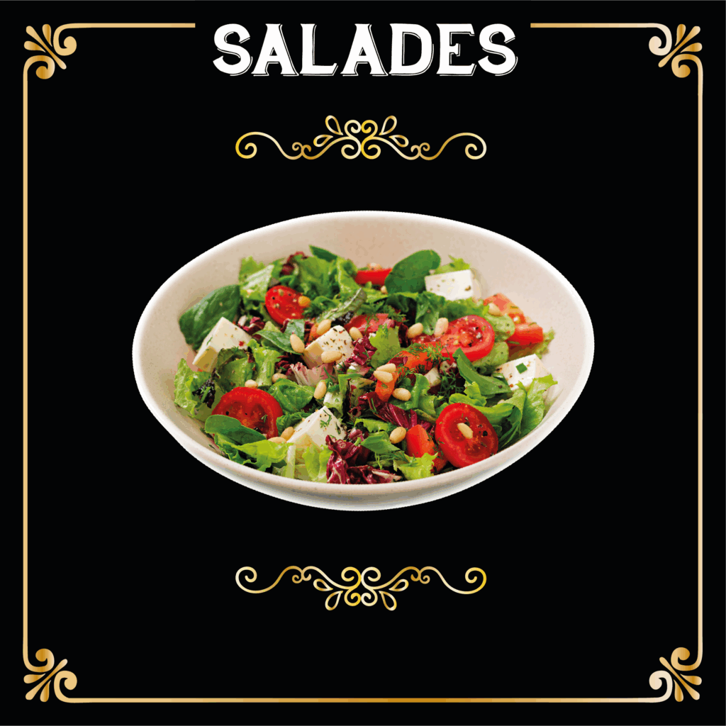 Salade Caesar avec poulet grillé, servie à La Focacceria