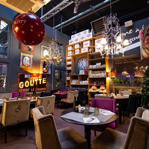 Vue intérieure de la salle du restaurant Come à la Maison à Luxembourg-Hollerich
